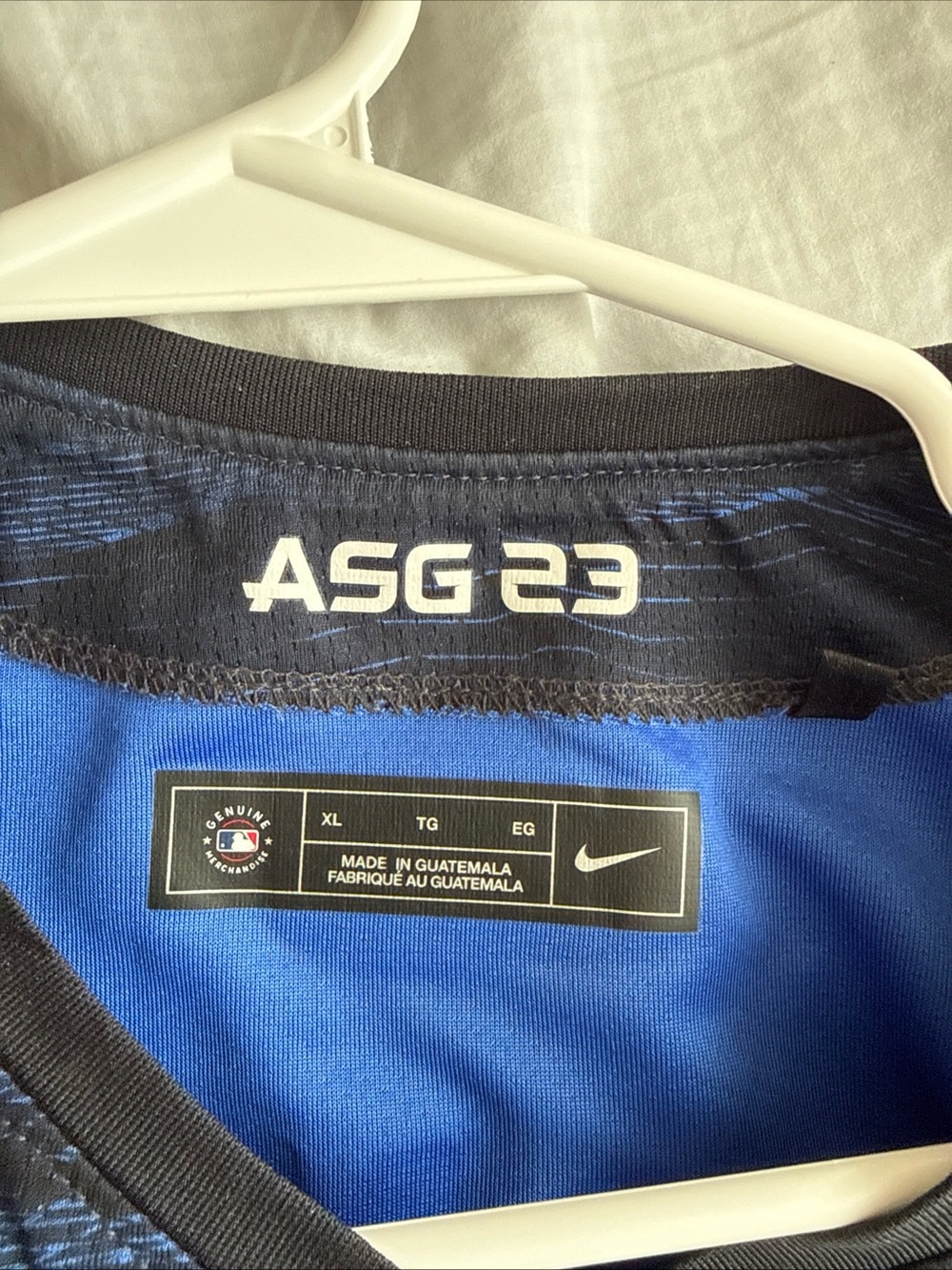 Men’s Nike Spencer Strider #99 2023 All-Star Game MLB Jersey Sz XL - Blue RARE - Picture 4 of 7
